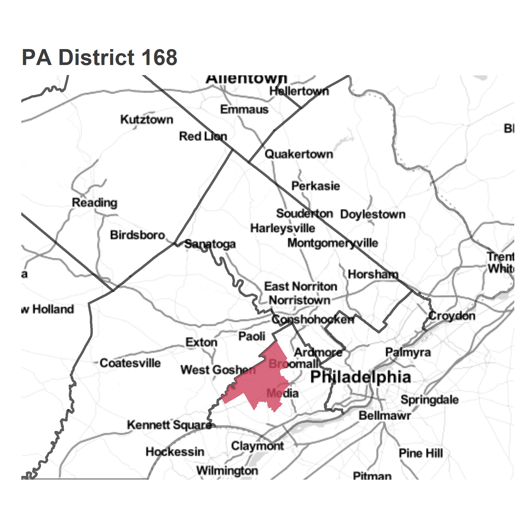 Pennsylvania House District 168 – sixty-six wards